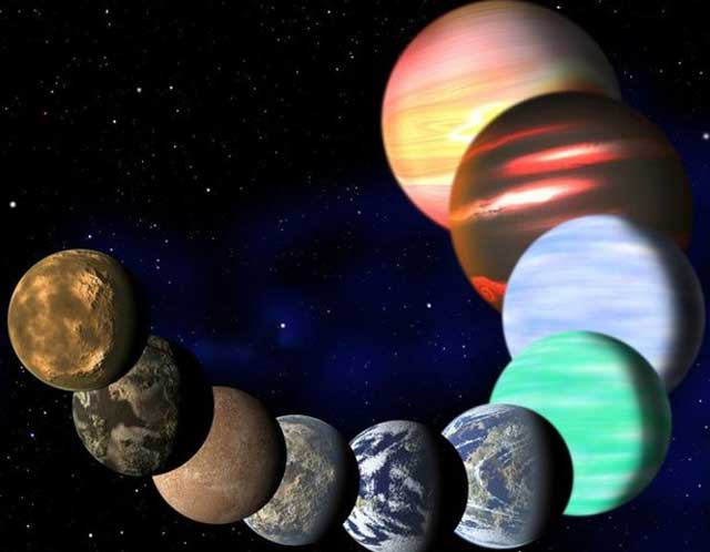 Representación artística de los nuevos planetas descubiertos por Kepler. | NASA