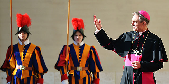 Georg Gnswein, este fin de semana en el Vaticano. | AFP