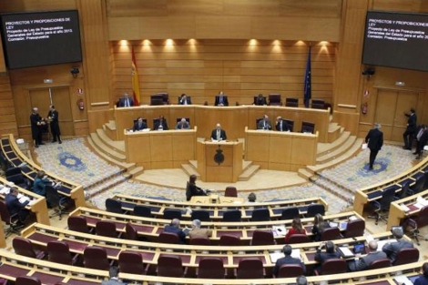 Vista interior del Pleno del Senado. | Efe