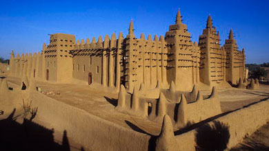 Mezquita de Djenn, Patrimonio de la Humanidad desde 1988. | UNESCO