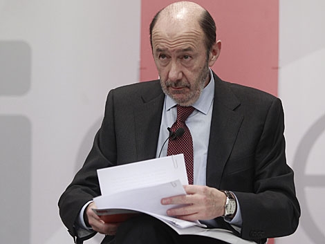 El secretario general del PSOE, Alfredo Prez Rubalcaba. | Antonio Heredia
