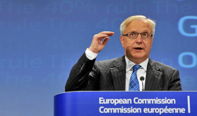 El comisario europeo de Asuntos Econmicos y Monetarios, Olli Rehn. | Afp