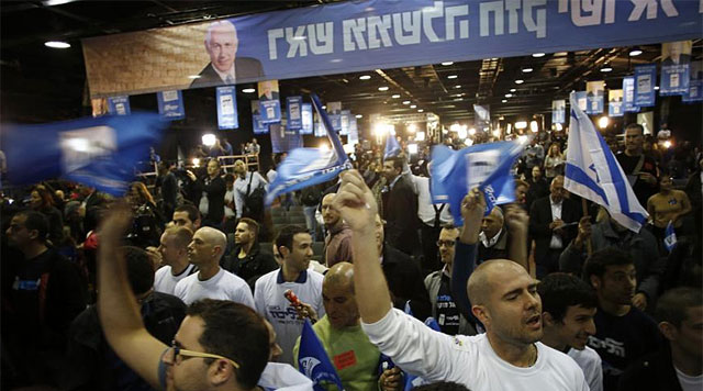 Partidarios de Netanyahu. | Foto: Reuters