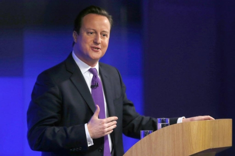 El primer ministro britnico, David Cameron, en Londres. | Reuters