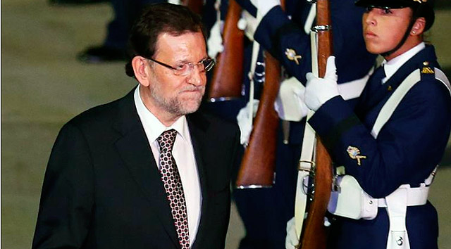 Mariano Rajoy, a su llegada a Santiago de Chile. | Efe
