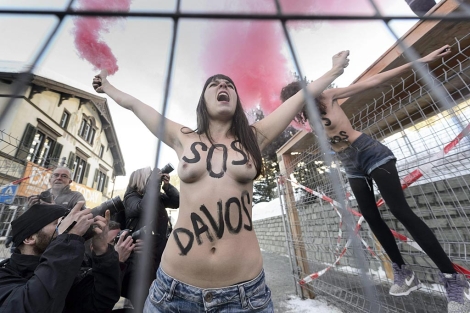 Dos activistas de Femen.| Efe