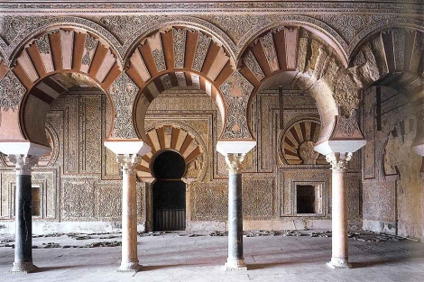 Uno de los espacios del conjunto monumental de Medina Azahara, en Córdoba.