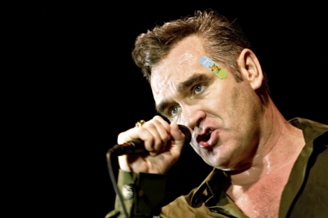 Morrissey, durante un concierto en Zagreb. | REUTERS