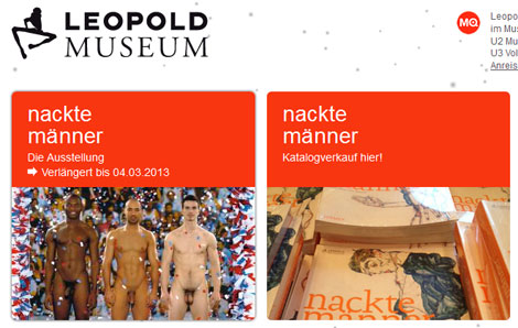 Imagen promocional de la exposicin en la web del Museo Leopold.
