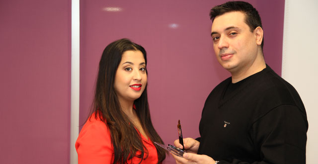 David Morales y Alejandra Llamas, fundadores de la tienda 'on-line' de belleza Maquillalia.