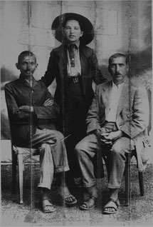 Gandhi y Hermann Kallenbach en 1914.