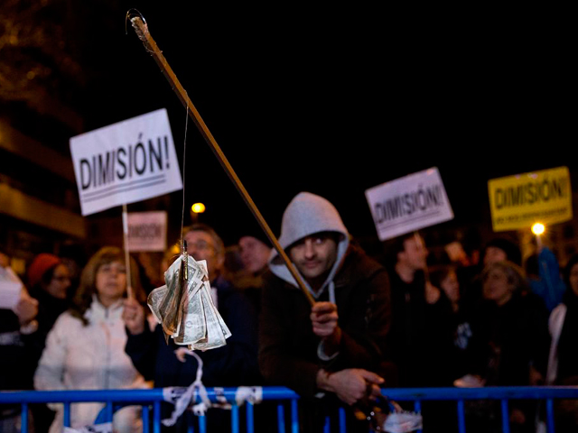 Imagen de la protesta en Madrid. | Gonzalo Arroyo