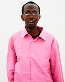 El periodista Abdiaziz Abdinur. | Afp