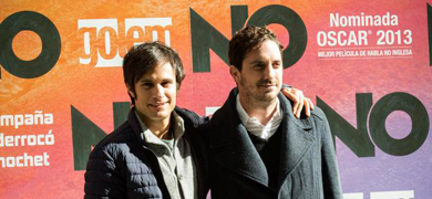 El actor Gael Garca Bernal y el director Pablo Larran, artfices de 'No'. | Efe