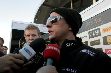 Kimi Raikkonen el pasado da 7 de febrero presentado su nuevo coche en Cdiz. | Romn Ros