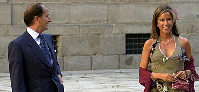 Mato y Seplveda fueron juntos a la boda de la hija de Aznar en 2002.