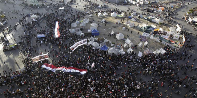 La plaza Tahrir, epicentro del cambio en Egipto, durante una de muchas protestas recientes. | Reuters