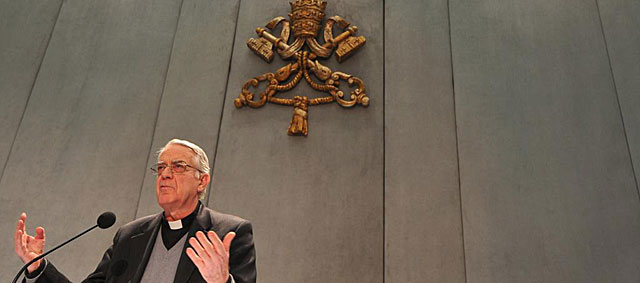 El portavoz de la Santa Sede, -Federico Lombardi. | Afp