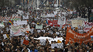 Manifestacin Marea Blanca en Madrid