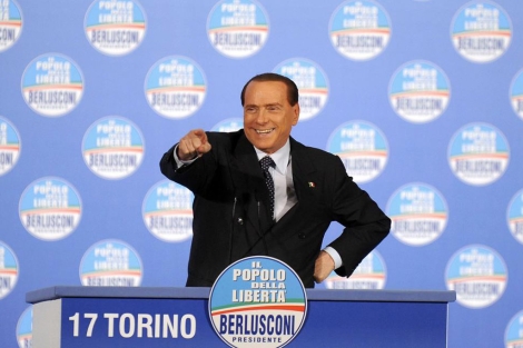 El ex primer ministro italiano Silvio Berlusconi en Turn. | Reuters