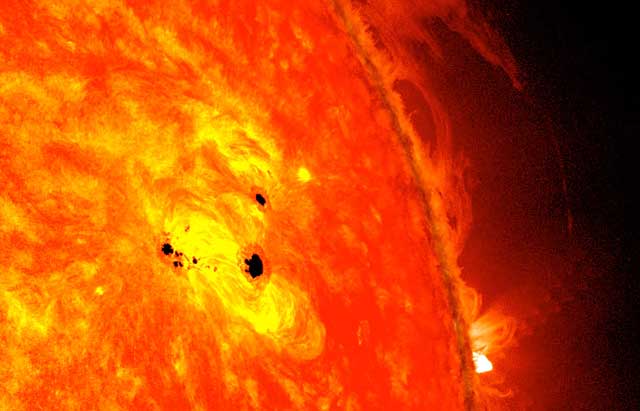 Mancha solar captada por el Observatorio de Dinmica Solar (SDO). | NASA