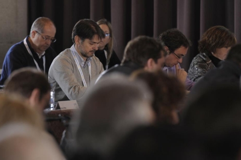 Oriol Pujol, durante el Consell Nacional de CDC. | Santi Cogolludo
