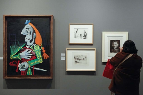Una de las obras de la exposicin 'Picasso de Mlaga'. | Jess Domnguez