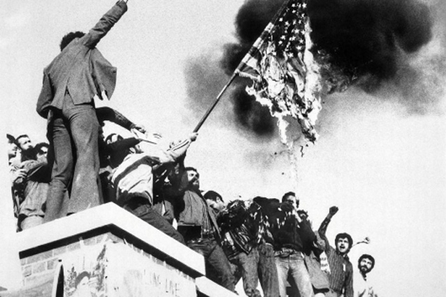 La toma de la Embajada estadounidense de Tehern, en 1979. | Corbis