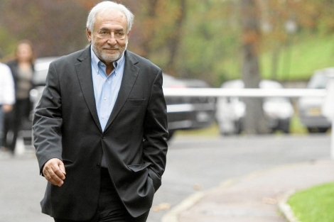 El ex director gerente del FMI Dominique Strauss-Kahn en Sarcelles. | Afp
