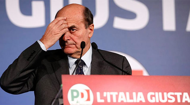 Pier Luigi Bersani, líder de la coalición de centroizquierda. | Foto: Reuters