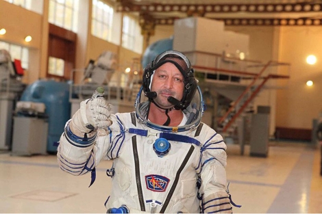 Josu Feijoo entrena en el centro espacial Yuri Gagarin. | E.M.