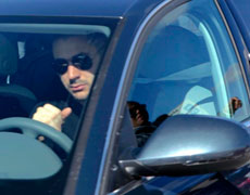 Benzema, en su coche. | S. Enrquez-Nistal