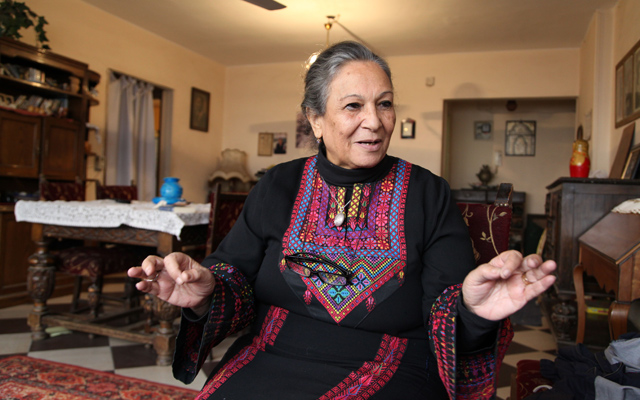 La veterana comunista de 74 aos, Shahenda Maklad, en El Cairo. | Francisco Carrin