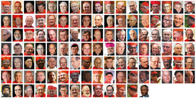 Grfico: Conozca a los 115 candidatos que van a elegir al Papa.
