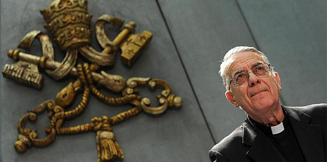 El portavoz del Vaticano, Federico Lombardi.
