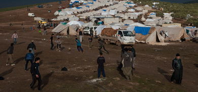 Campo de Atmah, en el interior de Siria. | Daniel Leal-Olivas