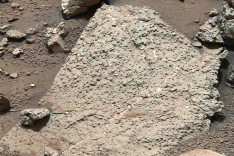 Rocas donde el Curiosity ha hallado indicios de vida en el pasado de Marte. | NASA