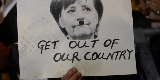 Alemania y su canciller, Angela Merkel, han sido dos de los centros de la protesta. | Efe
