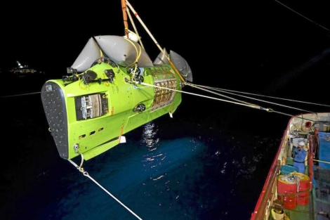 James Cameron dona a la ciencia el submarino con el que bajó a la Fosa de  las Marianas, Ciencia