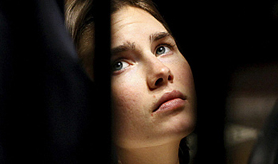Amanda Knox, en el juicio en Perugia en enero de 2011. | Reuters