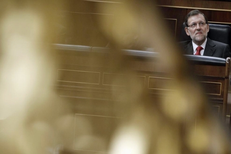 El presidente del Gobierno, Mariano Rajoy, en el Congreso. | Alberto Di Lolli