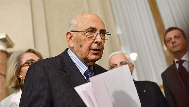 Giorgio Napolitano.