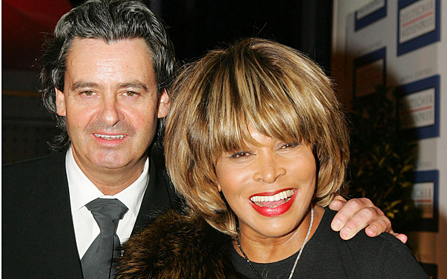 Tina Turner y Erwin Bach en los premios Aleman en 2004
