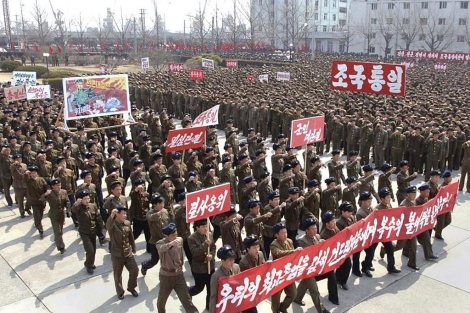 Parada militar en Pyongyang por la victoria contra Washington y Seúl. | Reuters