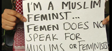 "Soy feminista musulmana.Femen no habla por nosotras".