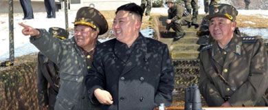 El dirigente Kim Jong-un a finales de marzo. | Afp