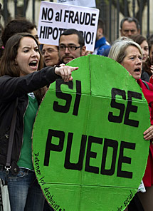 Protesta en Sevilla. | J.M. Vidal / Efe