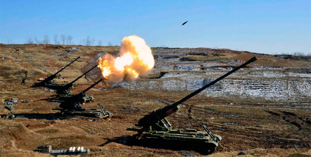 El Ejrcito norcoreano prueba su armamento. | Afp