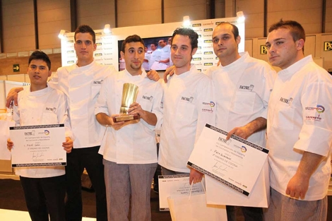 Imagen de grupo de los cocineros finalistas.