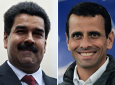 Maduro y Capriles.| Afp
